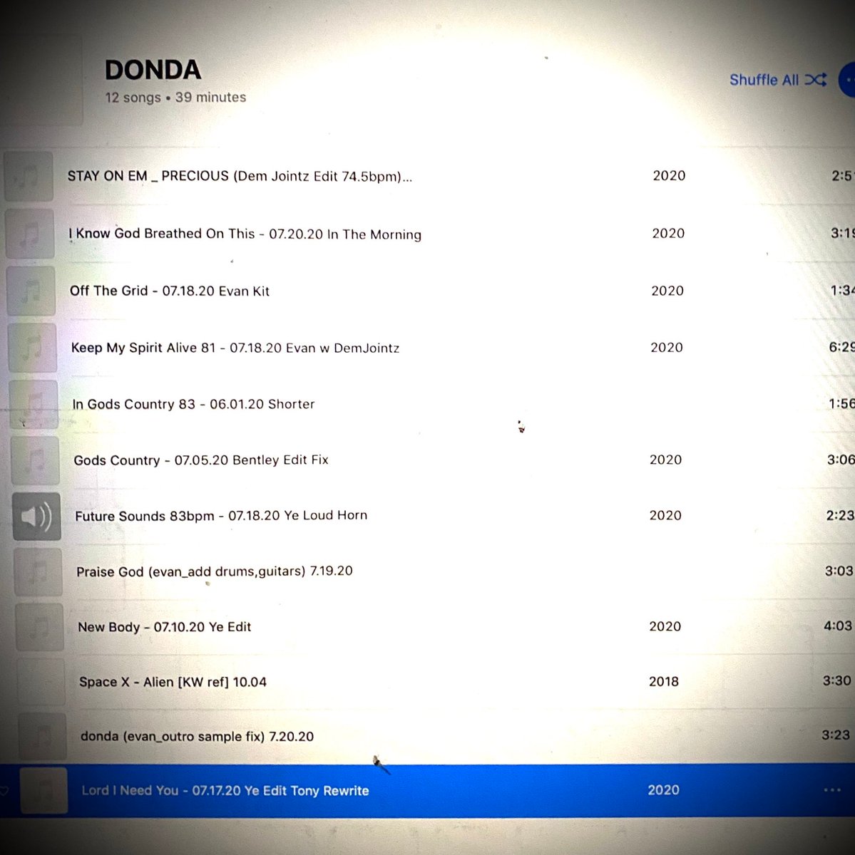 Kanye nos deja el Tracklist de "DONDA" y nos recuerda que se lanzará este viernes 24. ¿Cuántos esperan lo nuevo del Señor West?