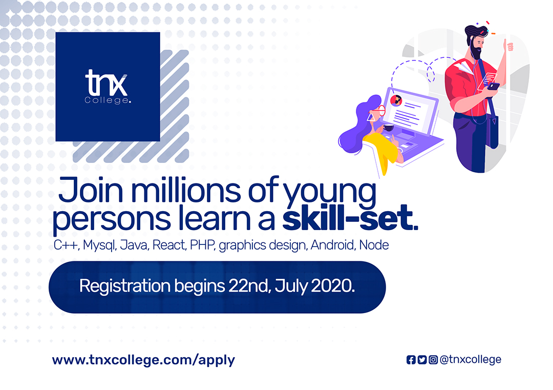 tnxcollege's tweet photo. 22nd of July for courses listed as follows
1. Android Development
2. Web Development
3. Graphics Design
Call: +(234) 07045836116 For Further inquiries
#tnxcollege #adroiddev #graphics #tech #calabar #SchoolReopening https://t.co/Q13jv0UiSe