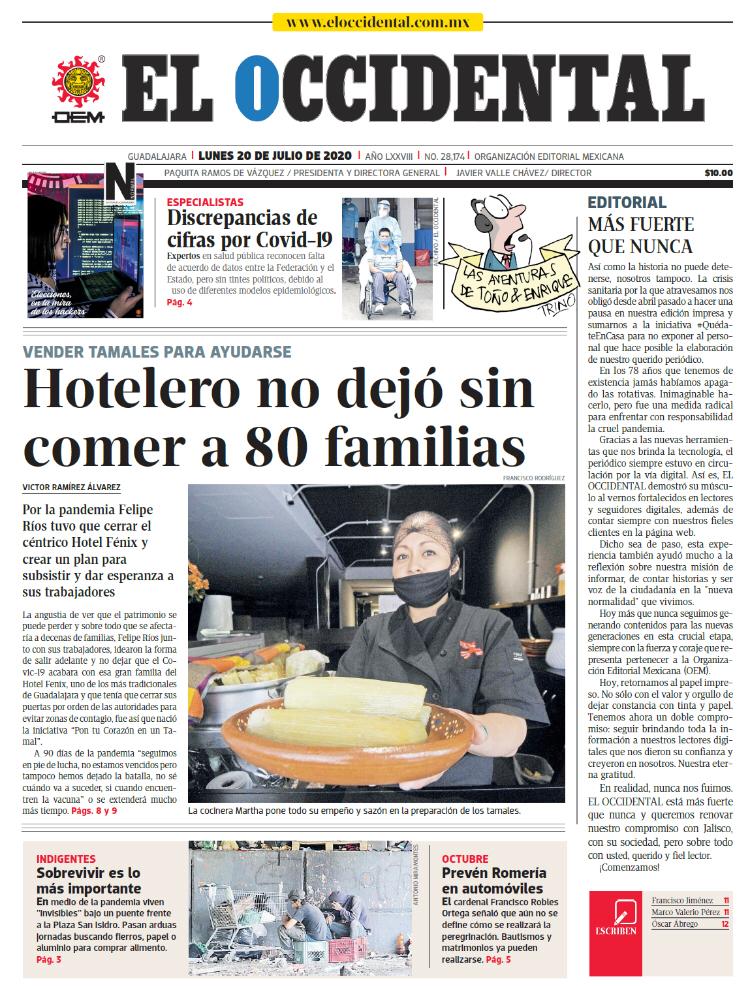 HotelFenixMX's tweet photo. No hay palabras para agradecer la ayuda que recibimos de muchos medios locales y nacionales, como @ElOccidental que hoy publicó un reportaje acerca de los retos y avances de nuestro proyecto. https://t.co/JC4SREdDVM