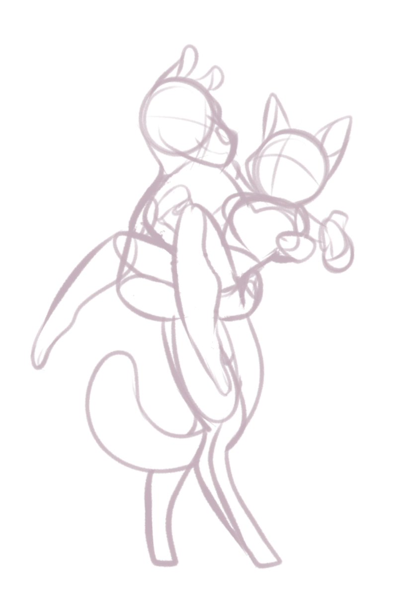 trash_alexander's tweet photo. WIP of Parmesan and Saffron, @Alienescence1 's cute girls, because I love them- https://t.co/bKxcb0SmuQ