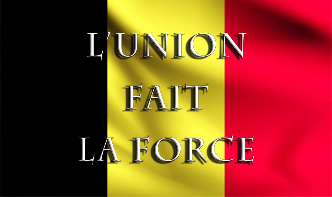 demotterudy's tweet photo. La devise de notre pays, toujours d’actualité, plus que jamais de circonstance. 

Restons prudents et unis, prenons soin les uns des autres, et nous en ressortirons plus forts. 

Bonne fête nationale à toutes et tous 🇧🇪 #21Juillet #Belgique #FeteNationale https://t.co/nSoFB04fYD