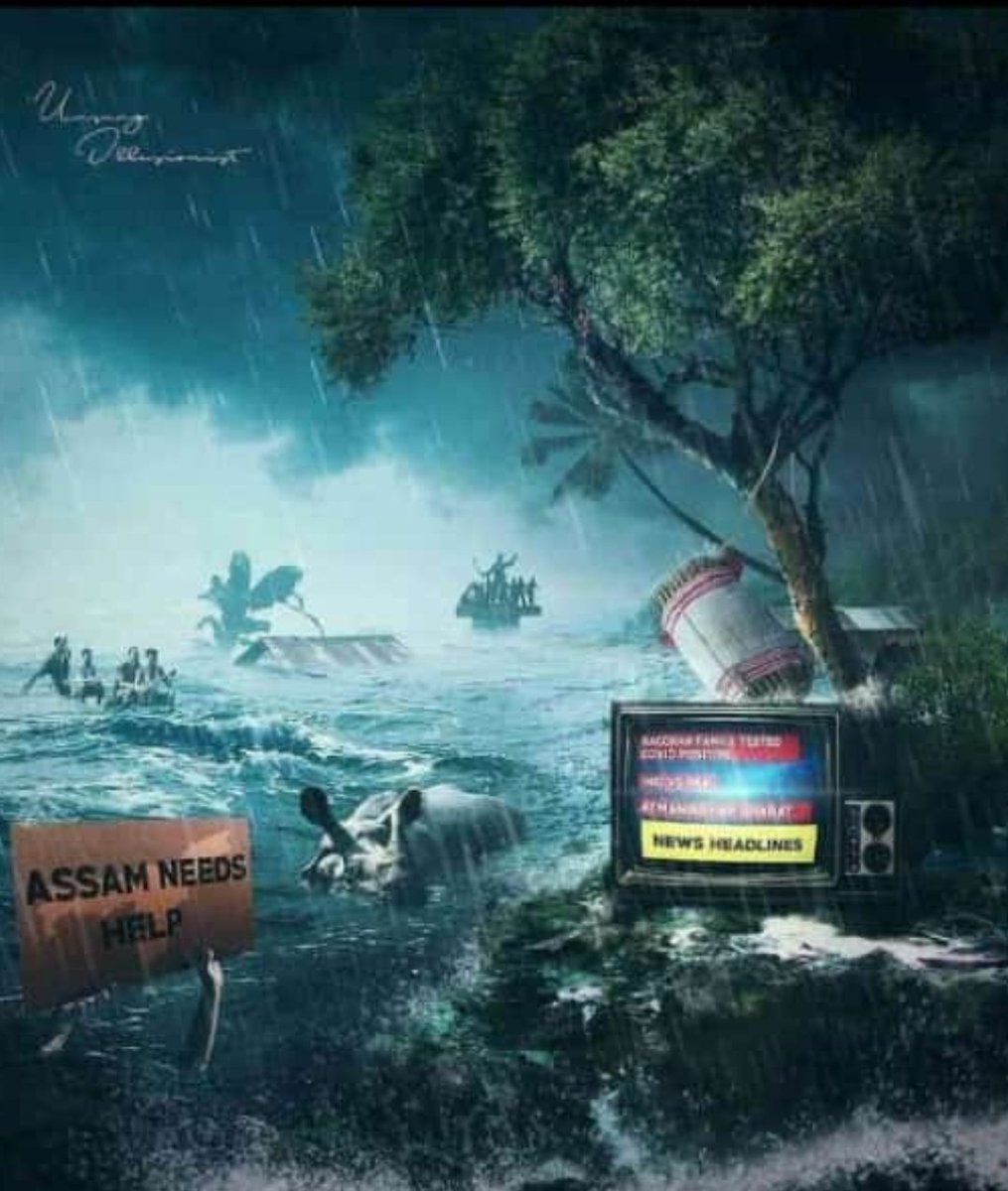 ParishmitaHaz11's tweet photo. #AssamFloods 
#AssamNeedsHelp 
#PrayForAssam https://t.co/JA1wSMFcTy