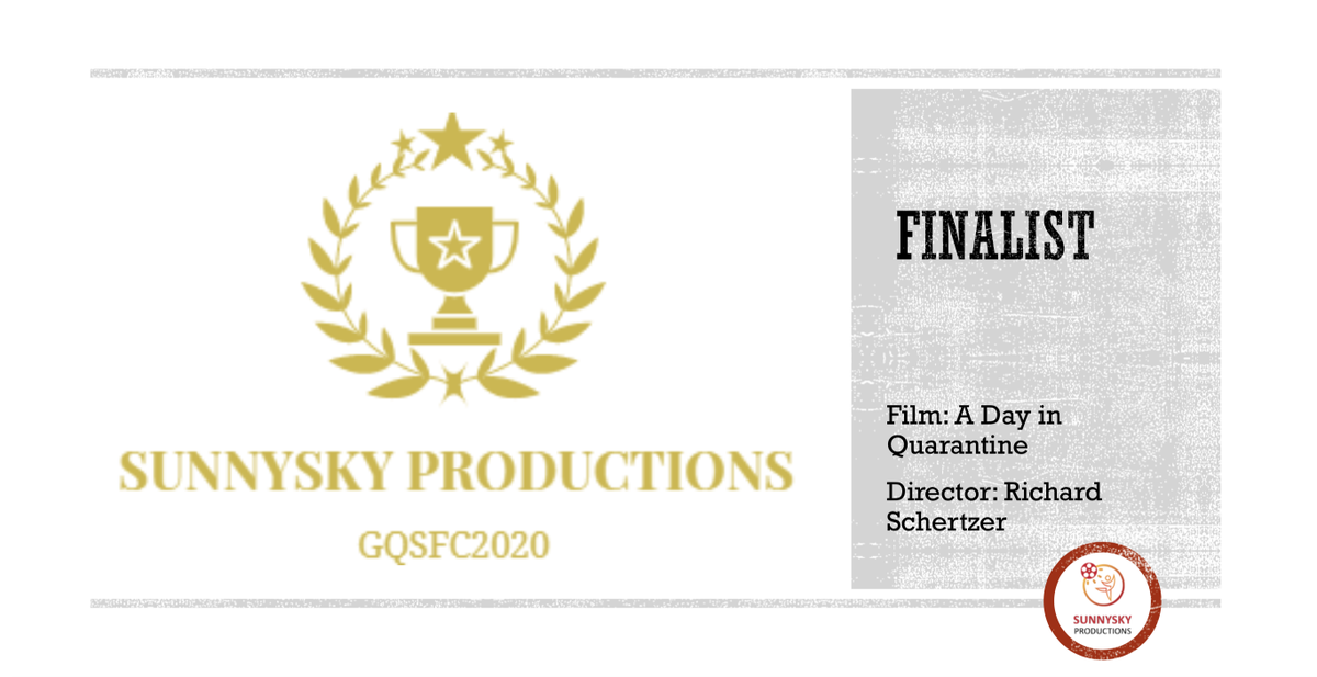 So happy one of my films was made a finalist.