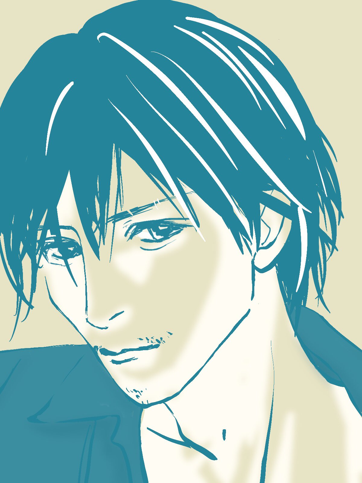 青い星 Twitterissa 雨が降って来た 次女をお迎えに行ってきます 雨 男性イラスト イラスト 大人の男性 Procreate ヒゲかっこいい T Co Xd5q6vex8d Twitter