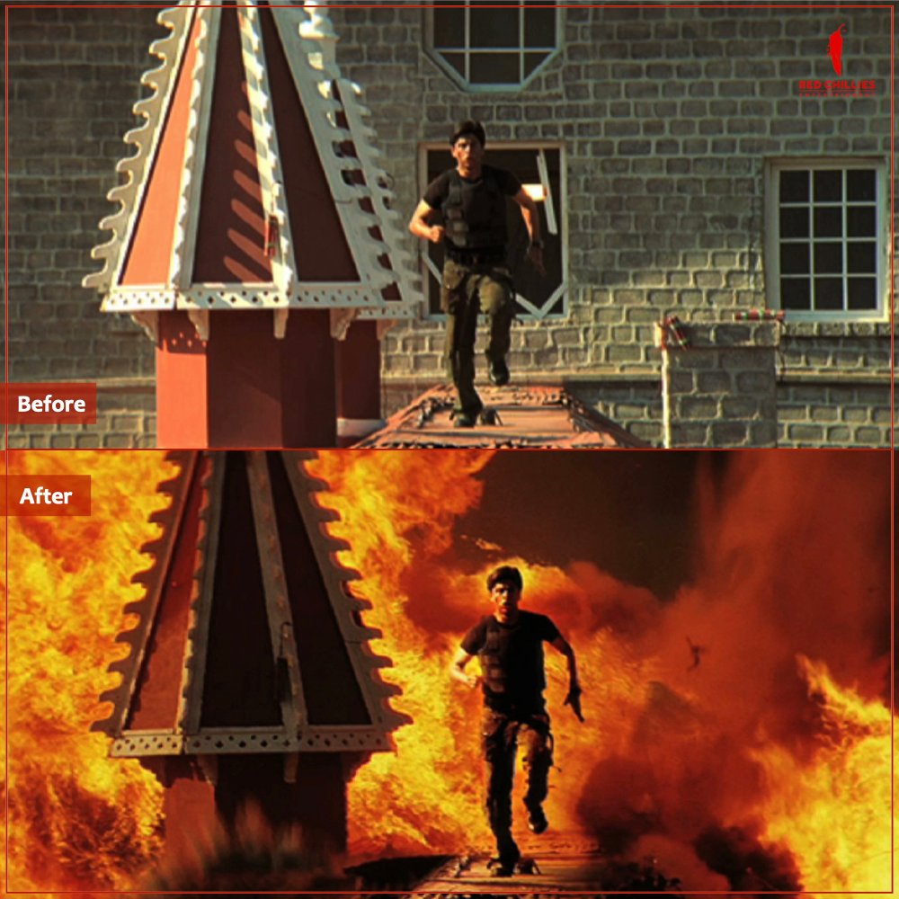 RedChilliesEnt's tweet photo. Here's our favourite action scene from #MainHoonNa. What's yours?

@vfx_redchillies https://t.co/RWRdp5eCDA