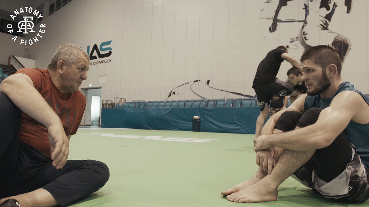 WillHarrisAOAF's tweet photo. “The imprint of a dad will forever remain on his son.” “Don't wait until your son is a man to make him great; make him great as a boy.” #anatomyofafighter @TeamKhabib https://t.co/6pJEwJrVAg