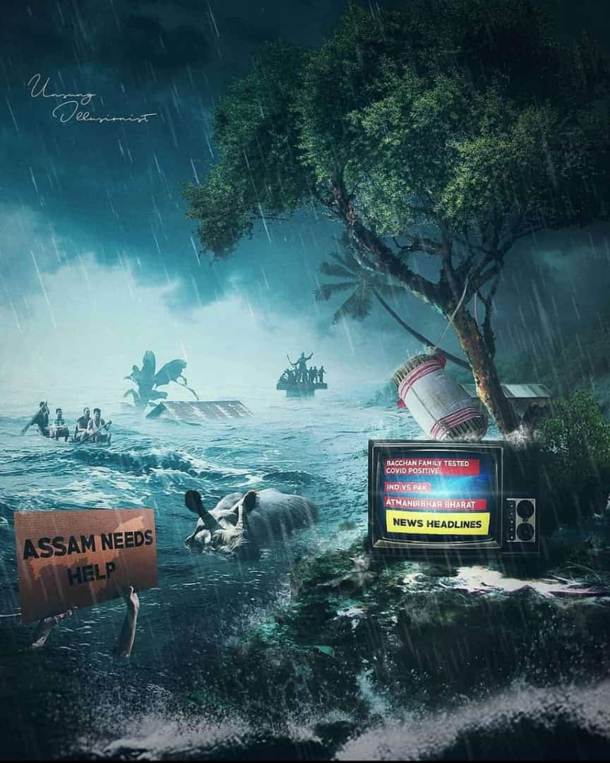 RajaAlom12's tweet photo. #AssamNeedsHelp
Plz save Assam https://t.co/1MOwc6AqKx