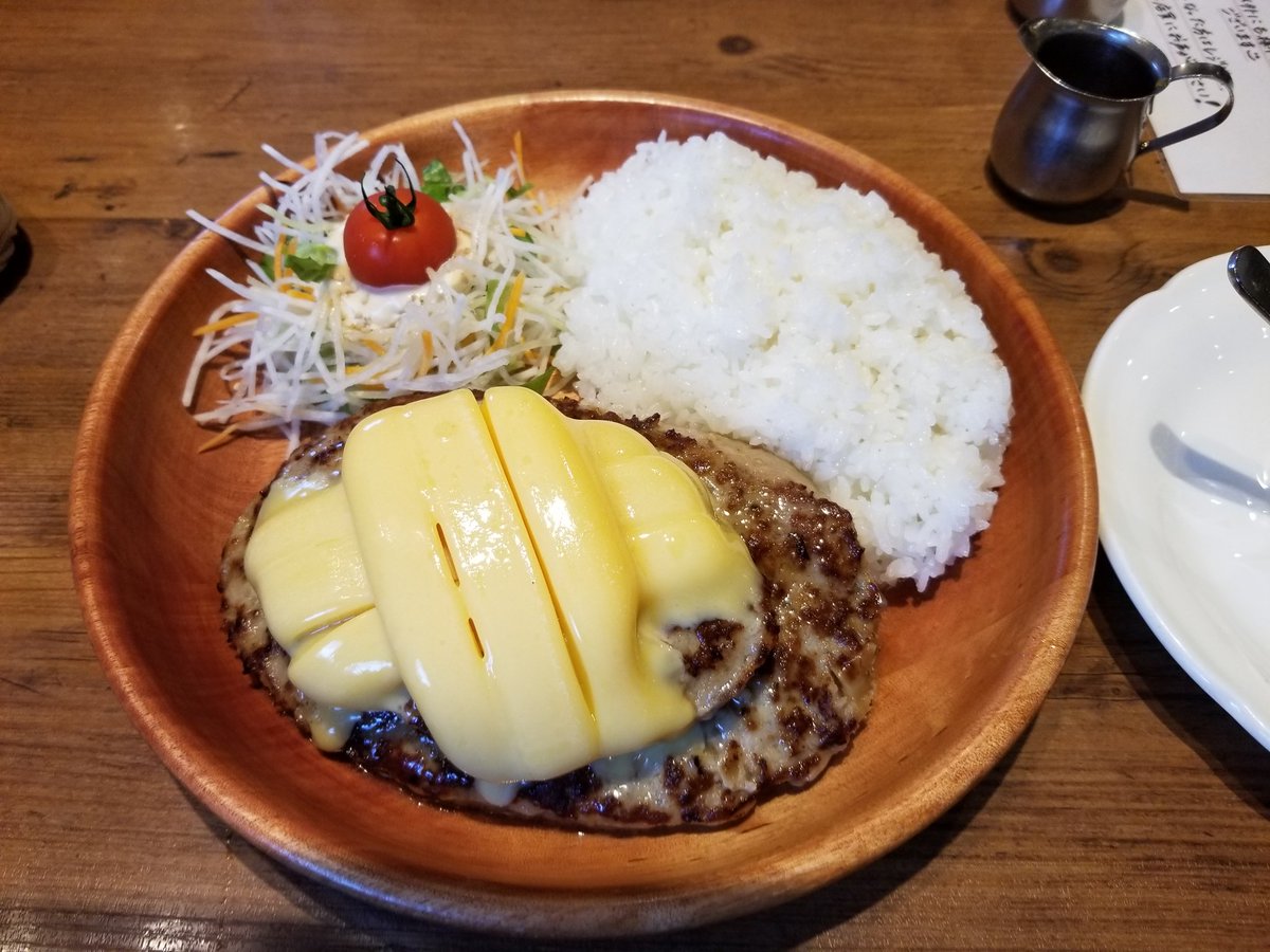 Mutu 113 びっくりドンキーチーズトッピングに制限がなかったどんw ものすごいチーズやった びっくりドンキー