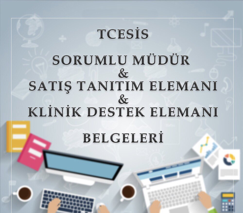 TCESİS tarafından organize edilen; Sorumlu Müdür, Satış Tanıtım Elemanı ve Klinik Destek Elemanı Sınavları için online danışman ekibimiz ile yanınızdayız. 

Hizmetimizden yararlanmak isteyen adaylar iletişim için sosyal medya hesaplarımıza mesaj gönderebilirler.

Başarılar...
