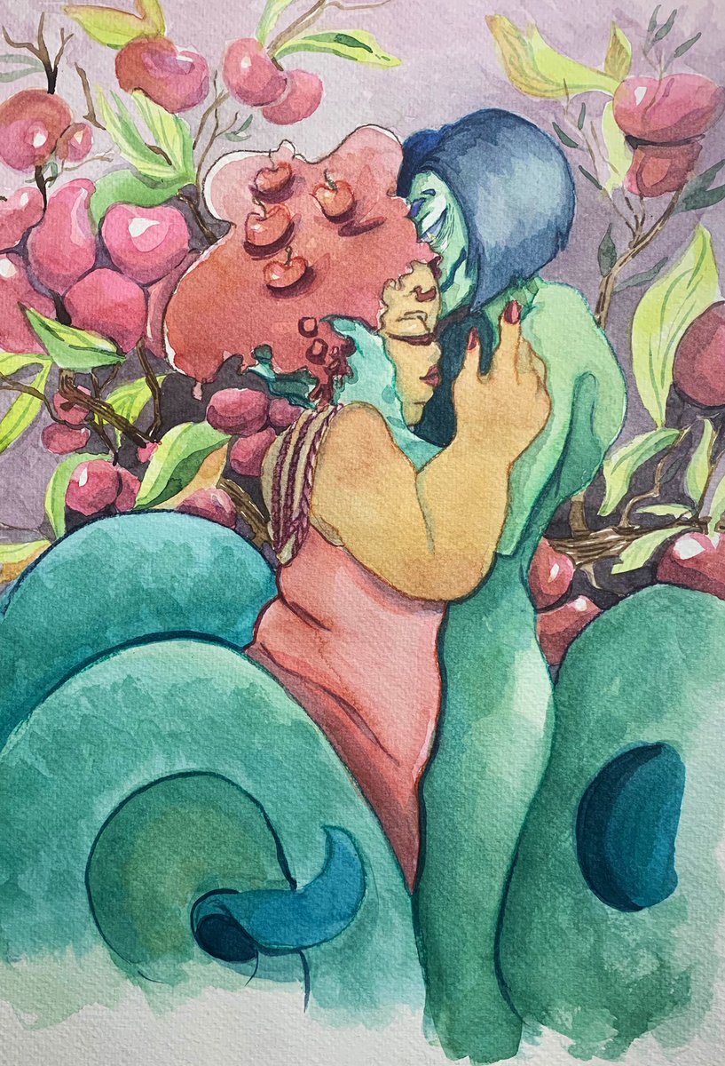 Lady_Toyano's tweet photo. #WorldWatercolorMonth day 19

You are my #favoritescent 

Spent some time on this one, and got lost for a few hours in it :) https://t.co/9wGvG3dsxe