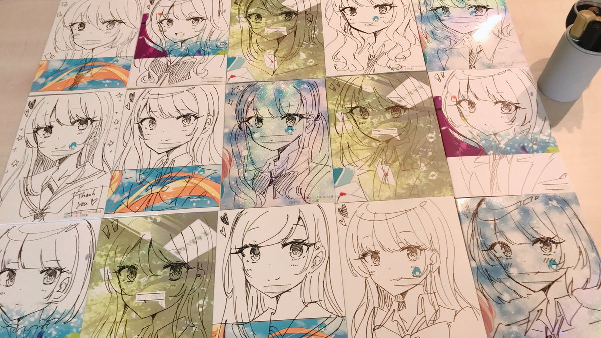 サイン本26冊、直筆イラスト22キャラ分描いたー!✨??
【サイン本】アイカツ同人誌(全5種) | bokkun's Art gallery https://t.co/cyltQigHfJ #booth_pm