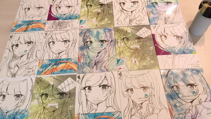 サイン本26冊、直筆イラスト22キャラ分描いたー!✨??

【サイン本】アイカツ同人誌(全5種) | bokkun's Art gallery https://t.co/cyltQigHfJ #booth_pm 