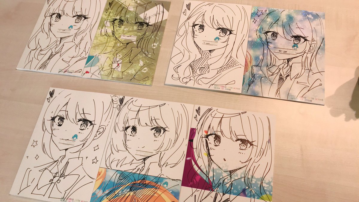 サイン本26冊、直筆イラスト22キャラ分描いたー!✨??
【サイン本】アイカツ同人誌(全5種) | bokkun's Art gallery https://t.co/cyltQigHfJ #booth_pm