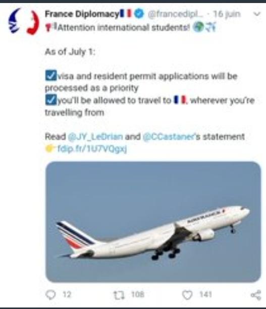 Asma13959301's tweet photo. We are just like any other students on the planet 🇩🇿🇫🇷

#ouvrez_nous_les_frontières_visa_campusFranceAlgérie2020 https://t.co/98OSjJ9suW