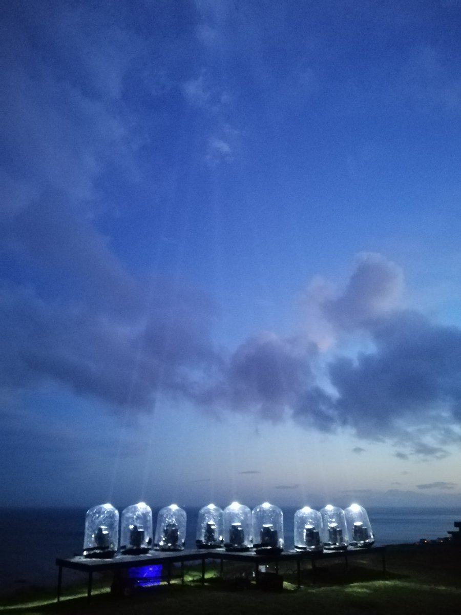 Naomigpw's tweet photo. Came home thinking a UFO had made berth on the hill behind us... Nope. Just a wickedly cool Mātāriki exhibit!! Will go back up when it's darker. https://t.co/3Ff3pkFzJ7