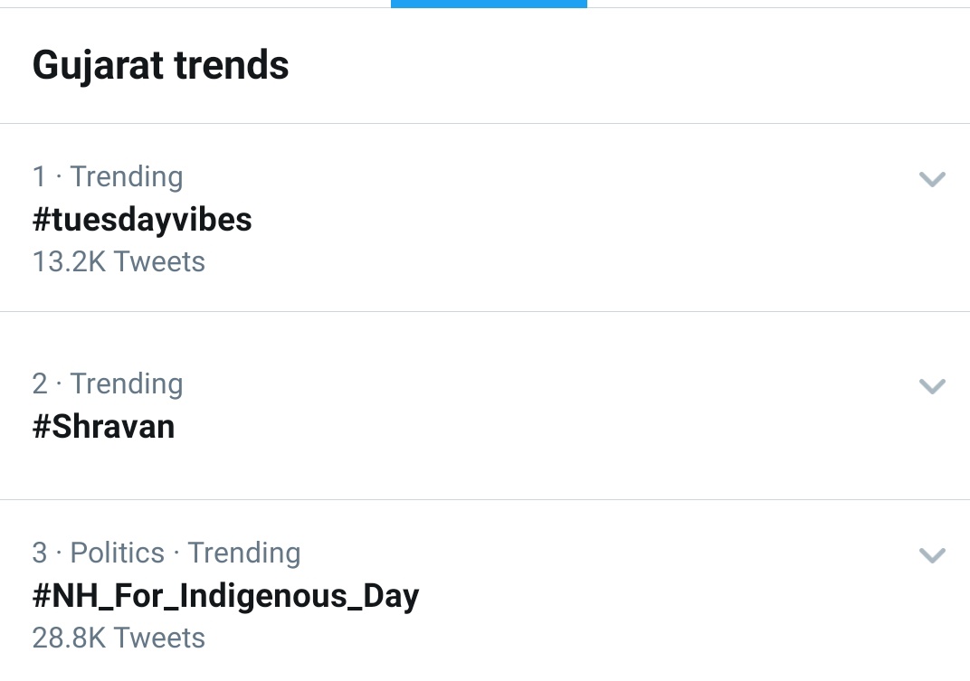 #NH_For_Indigenous_Day 
#NH_For_Indigenous_Day 

<a href="/ankur_bhuriya/">Ankur Bhuriya</a> 
<a href="/rana_indigenous/">The Ashish Rana</a> 
<a href="/radhadamard/">☘️RD(Adivasi_Queen)🏹🏹</a> 
<a href="/RajeshDama_/">Rajesh Dama</a> 
@Anant_PatelMla 
<a href="/Hardik_Gameti/">Hardik Gameti</a> 
@ATA_BHILPRADESH 
<a href="/BpvmOfficial/">भीलप्रदेश विद्यार्थी मोर्चा</a> 
<a href="/bpmmofficial/">भीलप्रदेश मुक्ति मोर्चा</a> 
<a href="/TribalArmy/">Tribal Army</a>