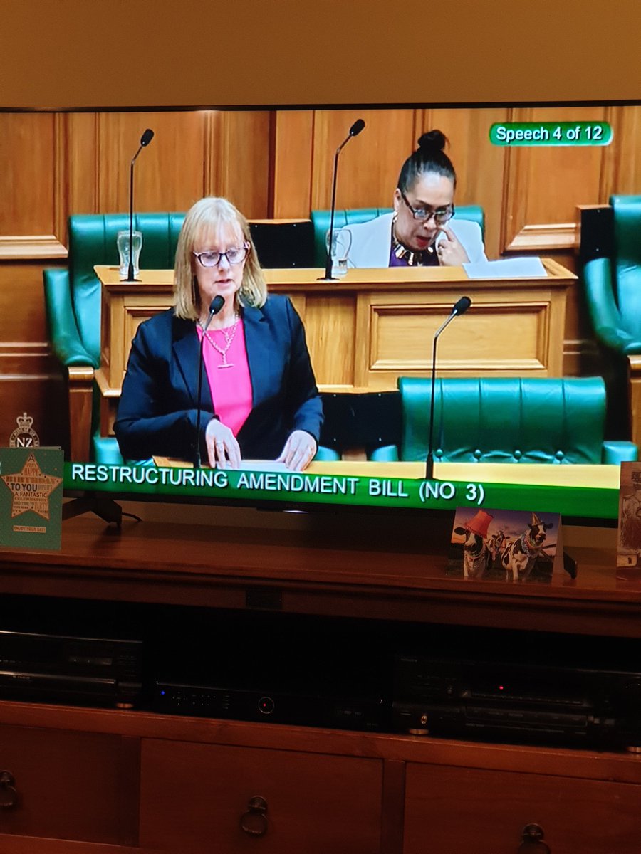 Kuriger welcoming a level playing field, she must've read my blog