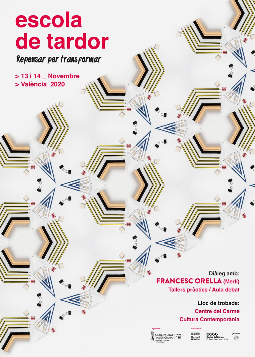 GVAeducacio's tweet photo. 🏫👩‍🏫 Organitzem la primera escola de tardor Carme Miquel amb la participació del pedagog Francesco Tonucci.

📍 Se celebraran jornades de formació a Castelló, València i Elx.

ℹ️ Més informació: https://t.co/L3MDg91s56 https://t.co/ucut2D7nN5