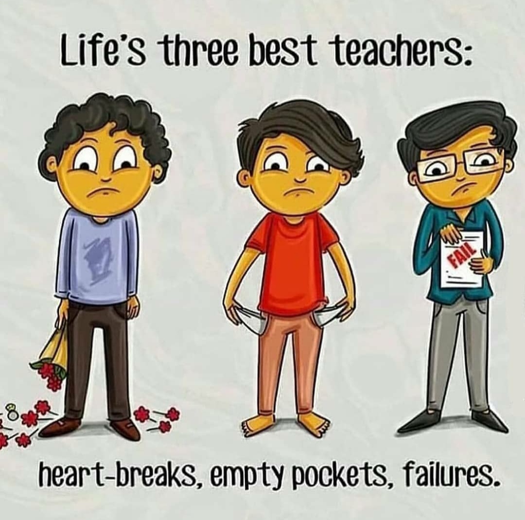 Slipmatt's tweet photo. We’ll certainly take these lessons from 2020. What’s your biggest 2020 lesson so far?

#heartbreaks #emptypockets #failedplans #lifelessons #pandemic #lockdown2020 https://t.co/dYaaUcVf7z