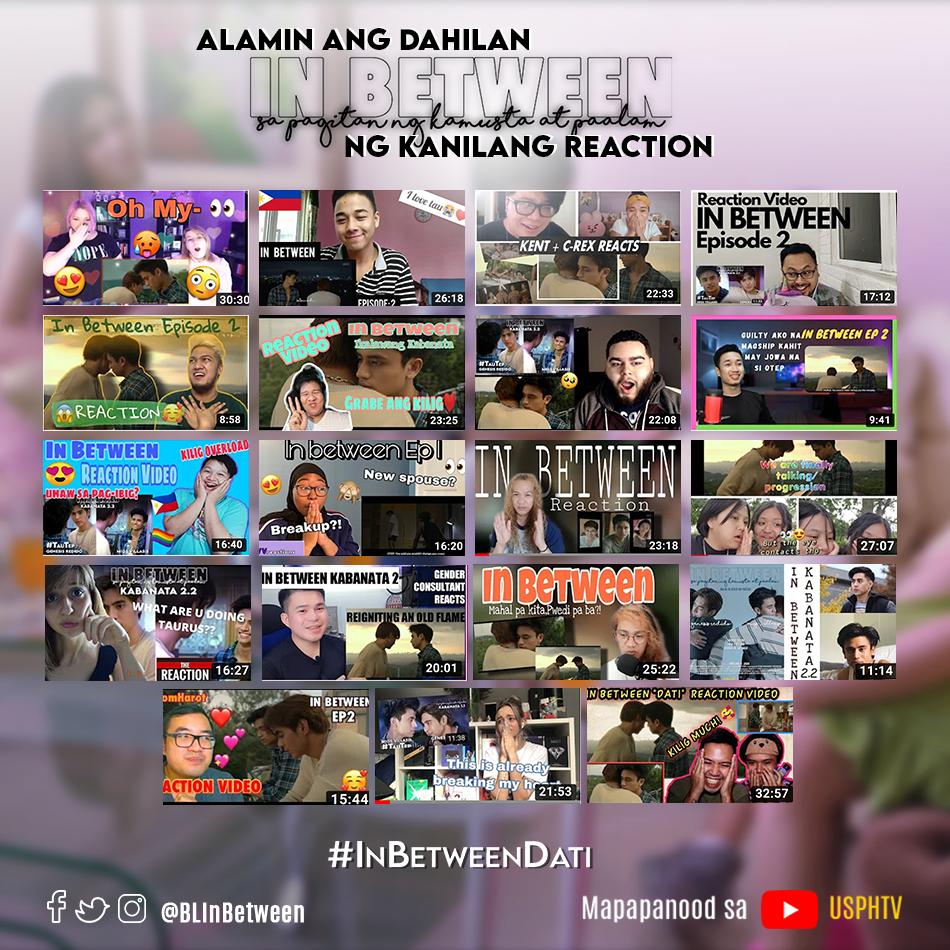 BLinbetween's tweet photo. Grabe, BBs! Nakakatuwa mga reactions niyo. Umaabot na rin tayo sa ibang bansa ❤️
If you haven't watched episode 2 yet, watch it exclusively on the @usphtv YouTube channel
PART 1: https://t.co/0i1bL014vN
PART 2: https://t.co/5UzIS7MlXG
#InBetweenBLPH #InBetweenDati #TauTep https://t.co/VNTzKAtfHe
