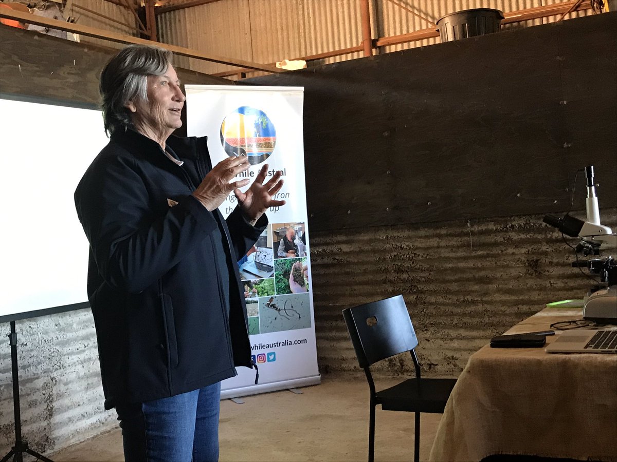 teakhill's tweet photo. An interesting afternoon yesterday getting to discover soil micro critters with @EarthWhileAus https://t.co/mIeqvXnFbM