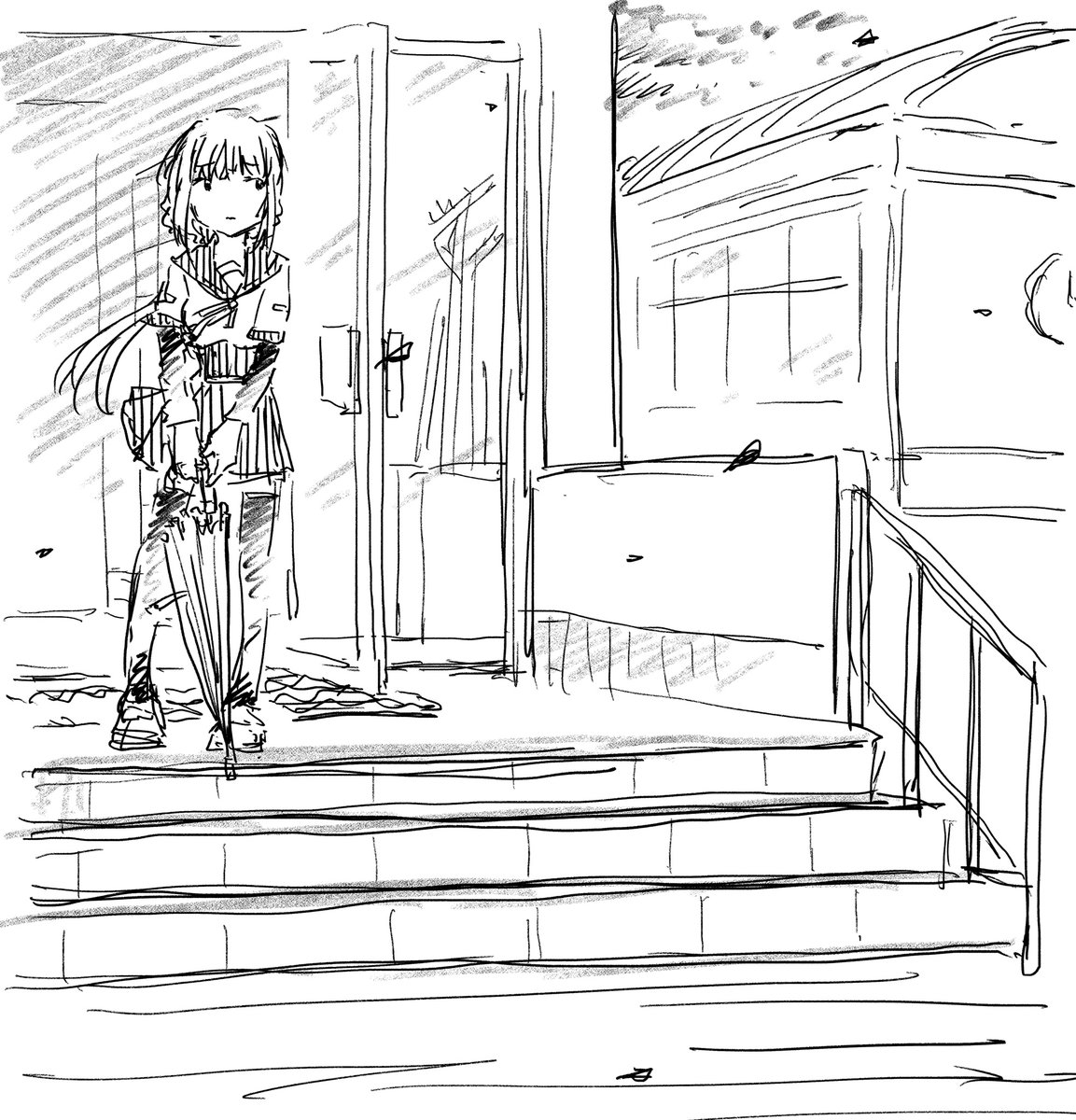 うい、今日傘持ってたっけ? 