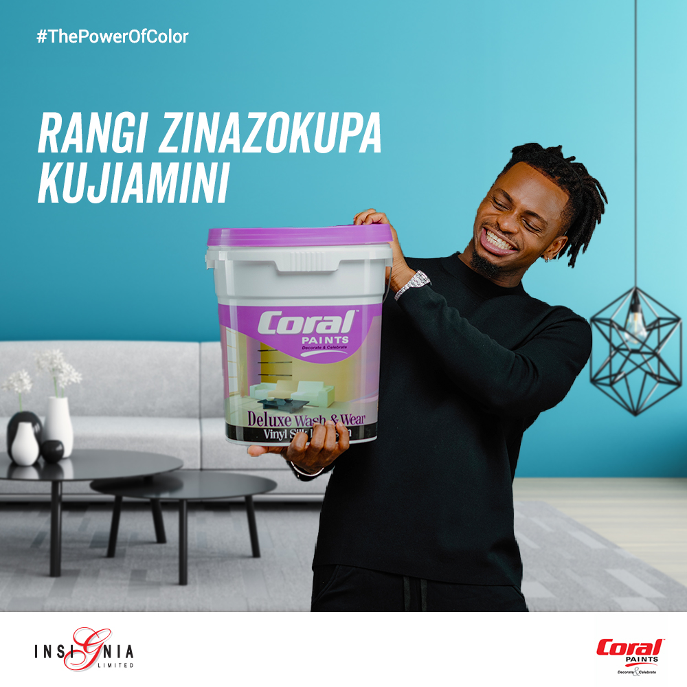 InsigniaTz's tweet photo. Ubora na uimara wa rangi za Insignia ni kichocheo tosha katika kubadili na kuongeza muonekano wa kipekee wa kuta za nyumba yako. #PowerOfColour https://t.co/BrHEkLzmTP