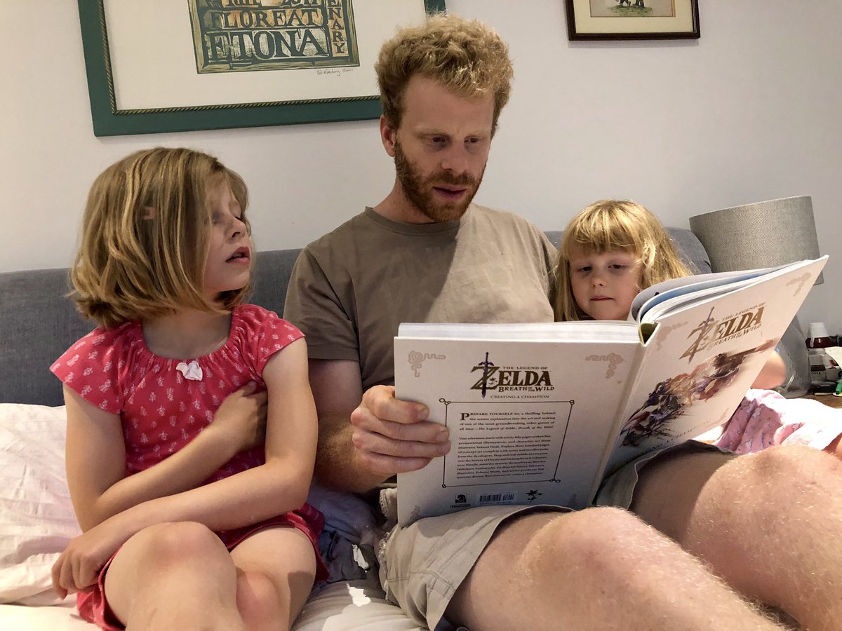 My first night back at home. Story time.