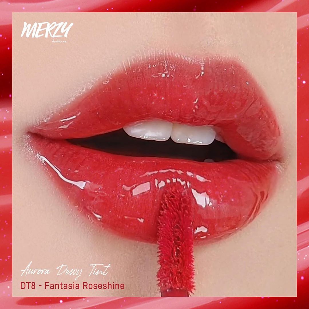 Merzy Jp Official Merzy 韓国コスメ 韓国リップ 新作コスメ 新色リップ オーロラデュイティント 水光ティント うるツヤ 赤リップ 夏メイク コスメ紹介 韓国好きな人と繋がりたい コスメ好きさんと繋がりたい メイク好きな人と繋がりたい