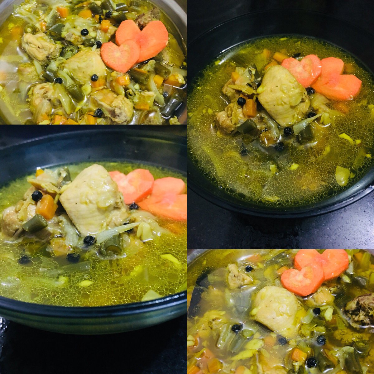 AngelinJemi's tweet photo. Yummy yum chicken soup ππ₯
#chicken #chickenrecipes #chickensoup #yummy #yummyfood #yum #healthyfood #healthyliving #healthyeating #healthydinner #paleo #food #foodphotography #foodie #foodpics #foodlove #soup #lunch #brunch #dinner #LAJKitchen https://t.co/yvfaEETadL