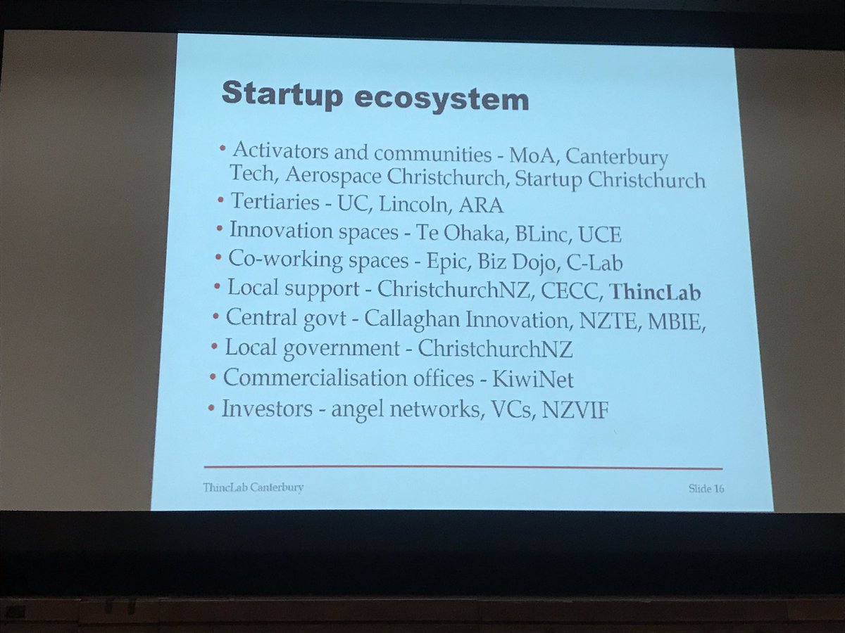 mapolglase's tweet photo. Next up: Mads Moller and Oliviah Theyers-Collins from @UCNZ’s Founder Incubator #ThincLab on the startup ecosystem in #Chch
@Chchspace https://t.co/seDZExeO7v