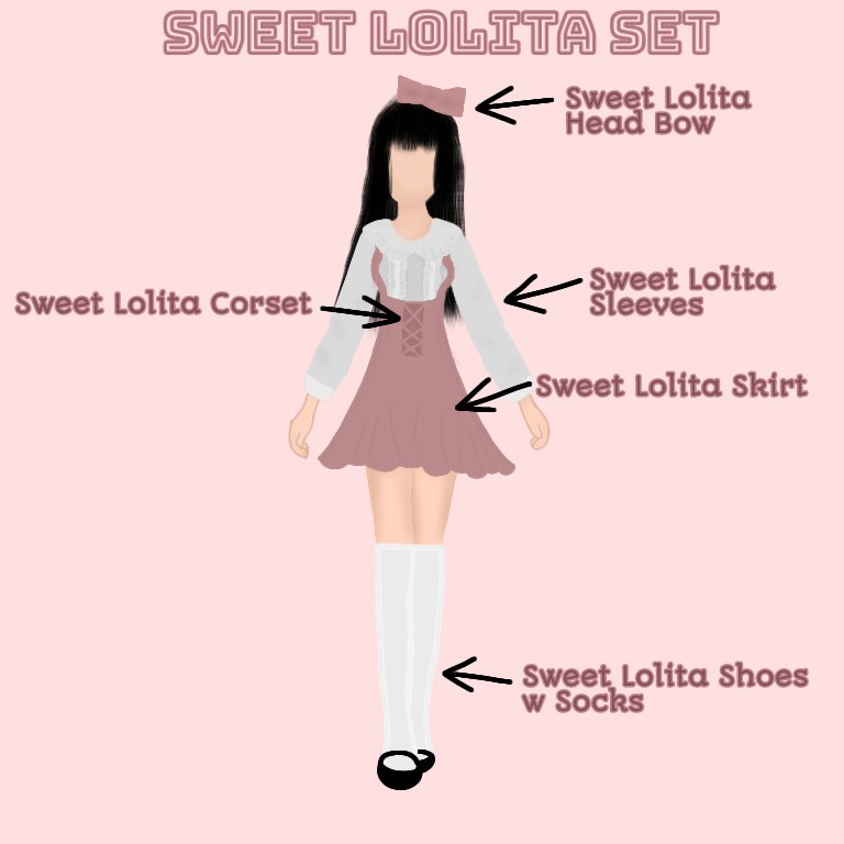 Eleniorly's tweet photo. Just a Random Concept I made lol I was extremely bored soo This is the Sweet Lolita Set (I suck at drawing sorry =C) #RHConcepts #rhset #Royalhigh #rhidea @Keisyooo @ItsLunaMichelle @ItsSiena3 @abbieoutlet @BunniAshley https://t.co/hsOQOAFIDj