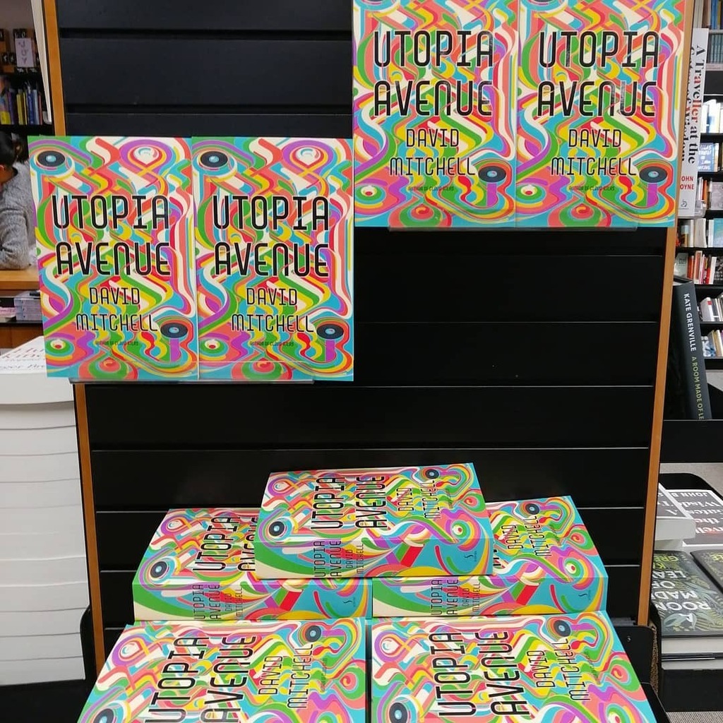 unitybookswgtn's tweet photo. Hot off the press, it's the new David Mitchell, 'Utopia Avenue' from @penguinrandomhouse
Don't miss out on getting yourself a copy!
#unitybooks #davidmitchell #penguinrandomhouse https://t.co/KIvYZq7ikw https://t.co/fzRpNrjPvk