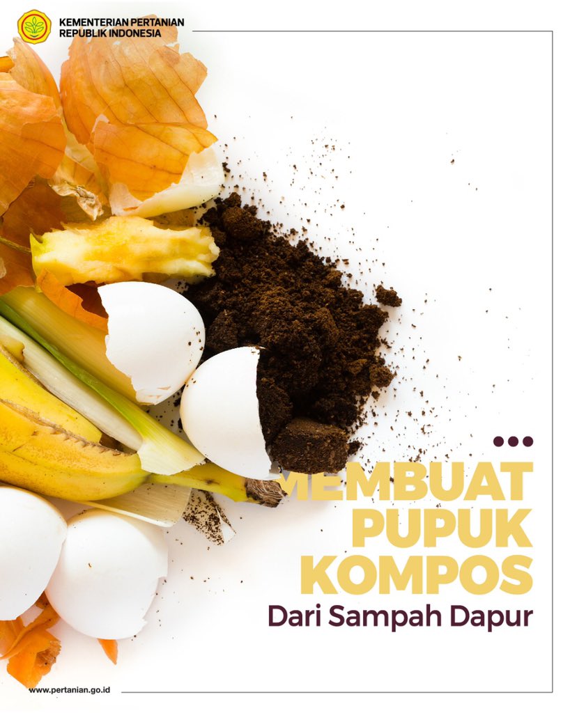 badansdm's tweet photo. SobaTani, membuat pupuk kompos ternyata cukup mudah dan bisa dilakukan di rumah. Yuk kita manfaatkan sampah dapur menjadi kompos. 

Tanaman subur, dan kita pun turut menjaga lingkungan.

#PertanianIndonesiaMaju
#PanganUntukNegeri https://t.co/jzuiaYAKOo
