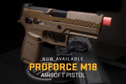 spartan_at's tweet image. Viele verwenden bereits MilSim bzw. Airsoft für Force-on-Force-Trainingszwecke. SIG AIR hat soeben ihre PROFORCE M18 Airsoft-Trainingspistole vorgestellt.  #6mm #Airsoft #ForceonForce #GasBlowBack #M18 #MilSim #P320 #SIGSauer #Training #USA #Waffen spartanat.com/2020/07/traini…