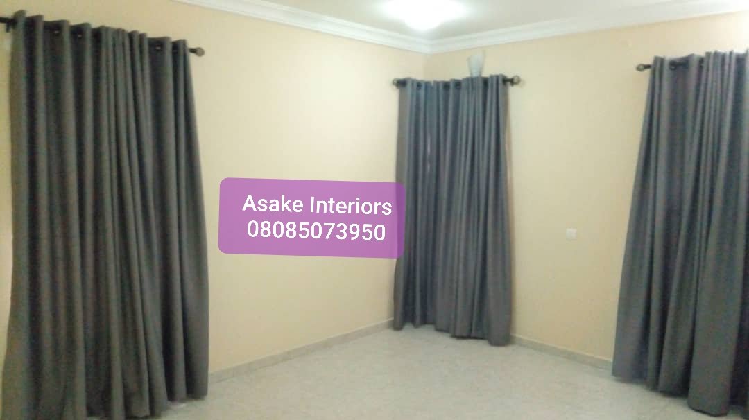 Need to get curtains for your new apartment or you just want to change old curtains? We are your plug.Fabrics per yard ranges from 1k upwards, depending on the texture and quality. To get a quote, pls click  http://api.whatsapp.com/send?phone=2348085073950…We will work within your budget