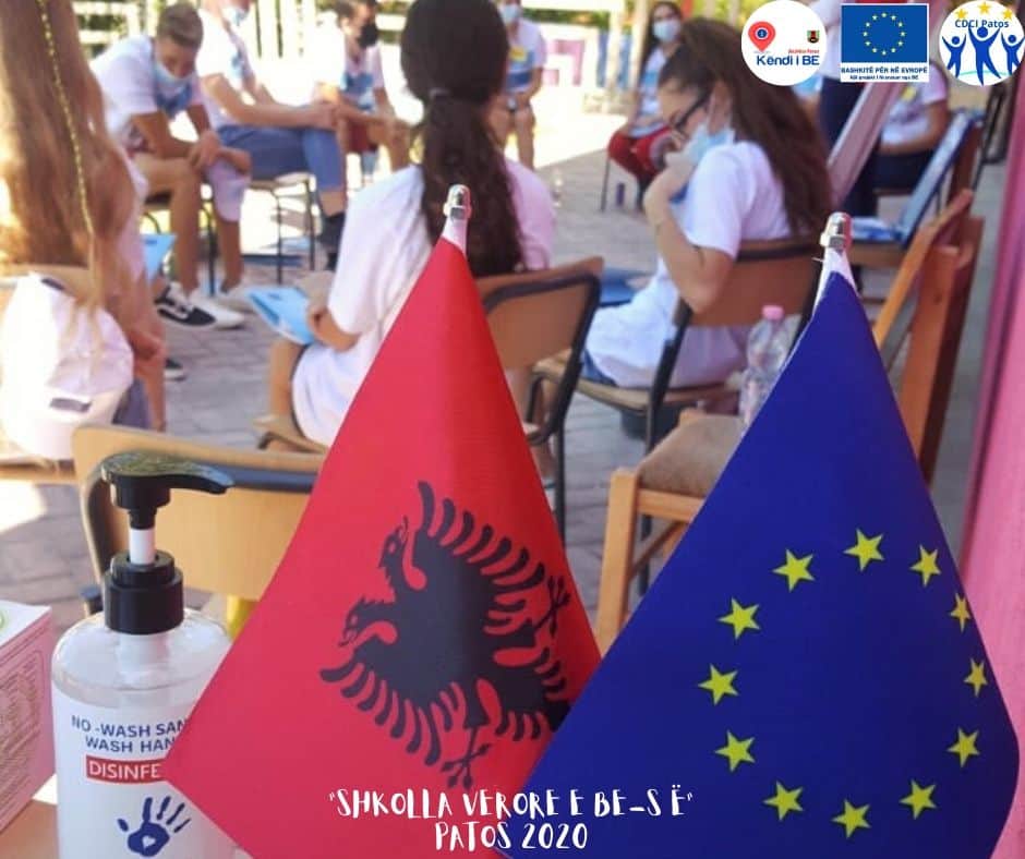 EUUnitPatos's tweet photo. Yesterday was the kick-off of the "#EUπͺπΊ Summer School 2020"! It'll take place inπPatosπ¦π±, bringing together talented&smart #young people in a program focused on the πͺπΊ and the opportunities it offers for π¦π± people.
@eu_near
@EUinAlbania
@LSorecaEU
#EuropeIsHere
#MfE #EUUnit https://t.co/KNXK5VY2iL