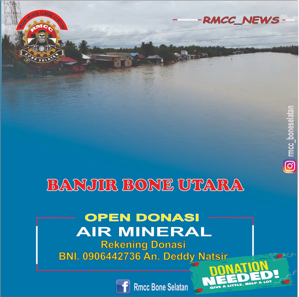 DeddyNatsir's tweet photo. Open Donasi Untuk saudara2 kita Dimasamba Dan Bone Utara yg tertimpa Bencana
#PeduliBencana
#indonesiaKuat
#prayformasamba
#prayBoneUtara
#banjir
#Sulawesi https://t.co/uNHRQZdRm5
