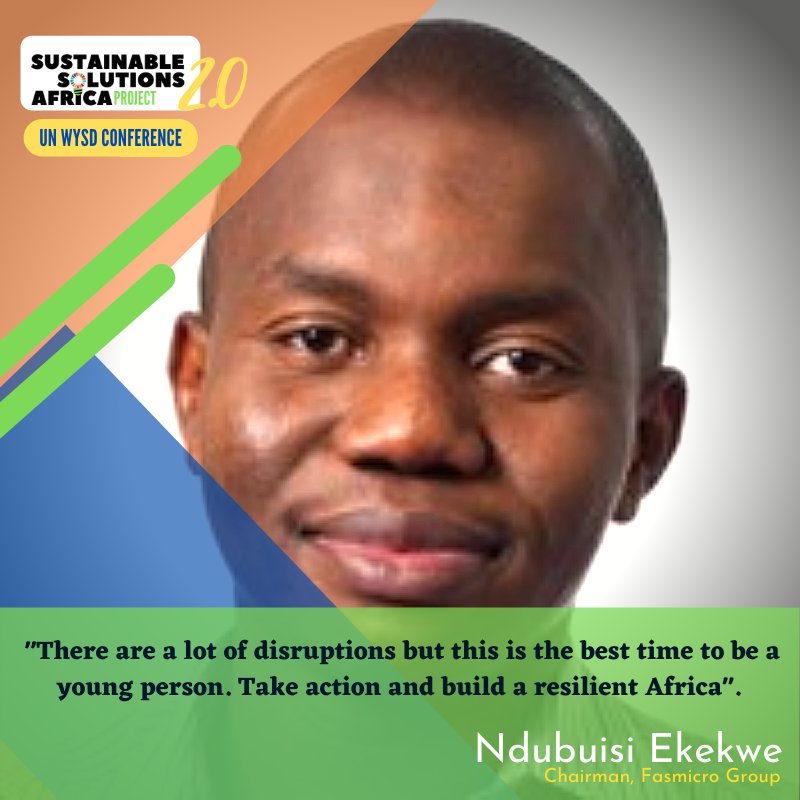 myWeForGood's tweet photo. Prof. Ndubuisi @ndekekwe's charge was direct. We must go beyond talk to taking action.
What steps are you taking towards building a resilient Africa?
#WYSD2020 #SSAfrica2020 #WeForGood #SustainableSolutions #Impact #Entreprenuership #UnitedNations https://t.co/Il3VzdVmB4