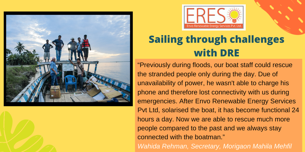 thecleannetwork's tweet photo. @thecleannetwork member @EnvoPvt's solarised solutions enabled them to rescue people 24X7 during Assam floods as well as lit up the community with solar powered lights.
Read full story in CLEAN Digest:  https://t.co/UlF008EJVG https://t.co/itYCMX1ABp