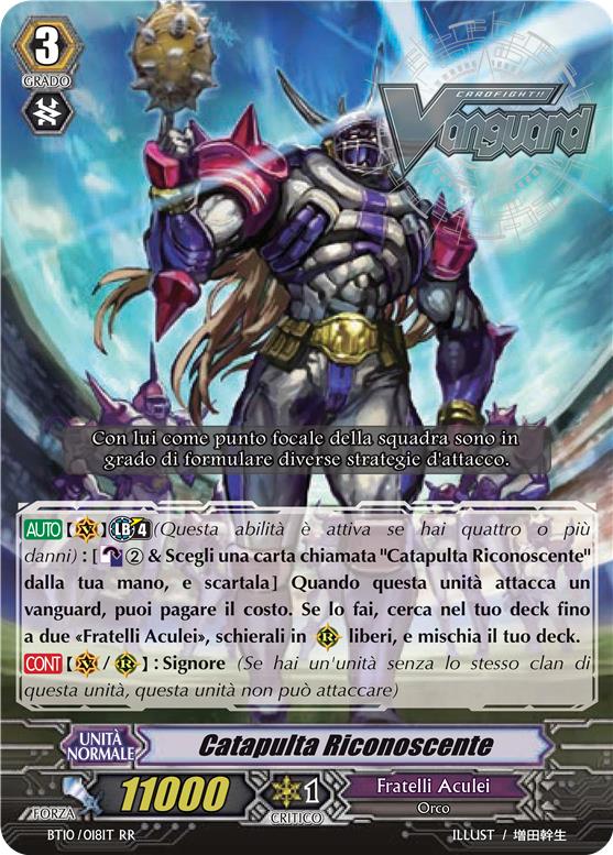cfvanguardit's tweet photo. Grazie per aver scelto la Catapulta Air Lines come mezzo di trasporto. "Catapulta Riconoscente" è la carta del giorno.
#CfVanguard #BT10 #FratelliAculei https://t.co/HLGgJWQFc5