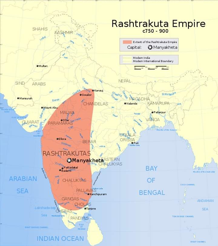 One of the most legendary Kings in the history of the South-Asia, The man who established 'Rastrakuta' as major power in Bharat - King Amoghavarsha.The  #Rashtrakutas of Manyakheta (753-982 AD) Gulbarga  #Kannada origin of Karnataka.