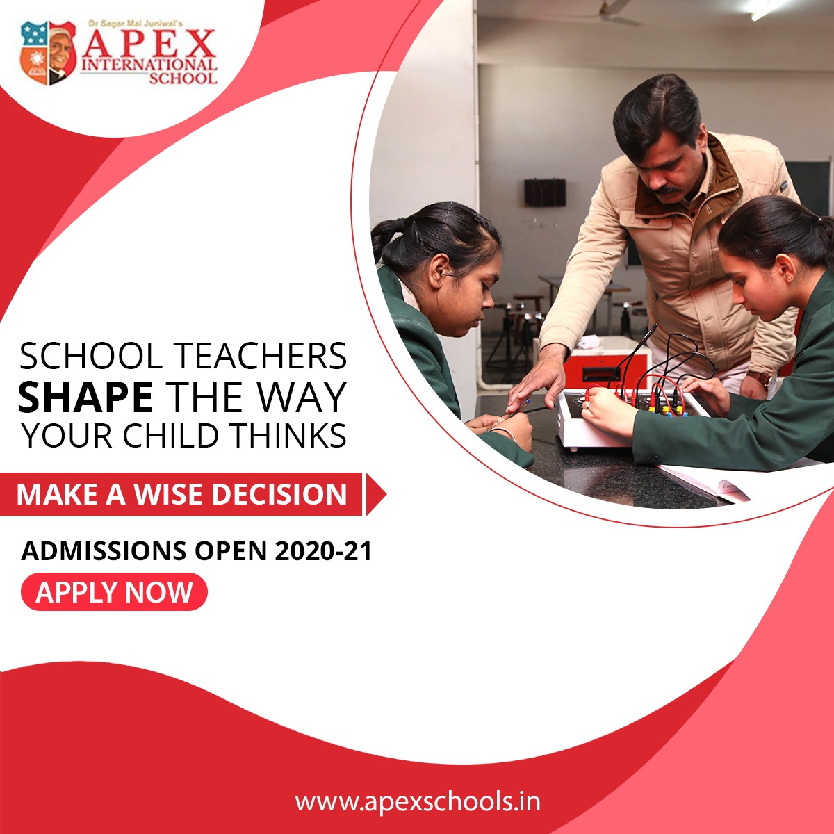 apexINTschool's tweet photo. We at #Apexinternationalschool respect our faculty for being the harbingers of change and for dedicatedly teaching our students the best way to think, act and succeed.

Admissions Open for session 2020-21
Apply Now!

#schoolteachers #primaryteachers #change #thinking https://t.co/huHcvhIuf5
