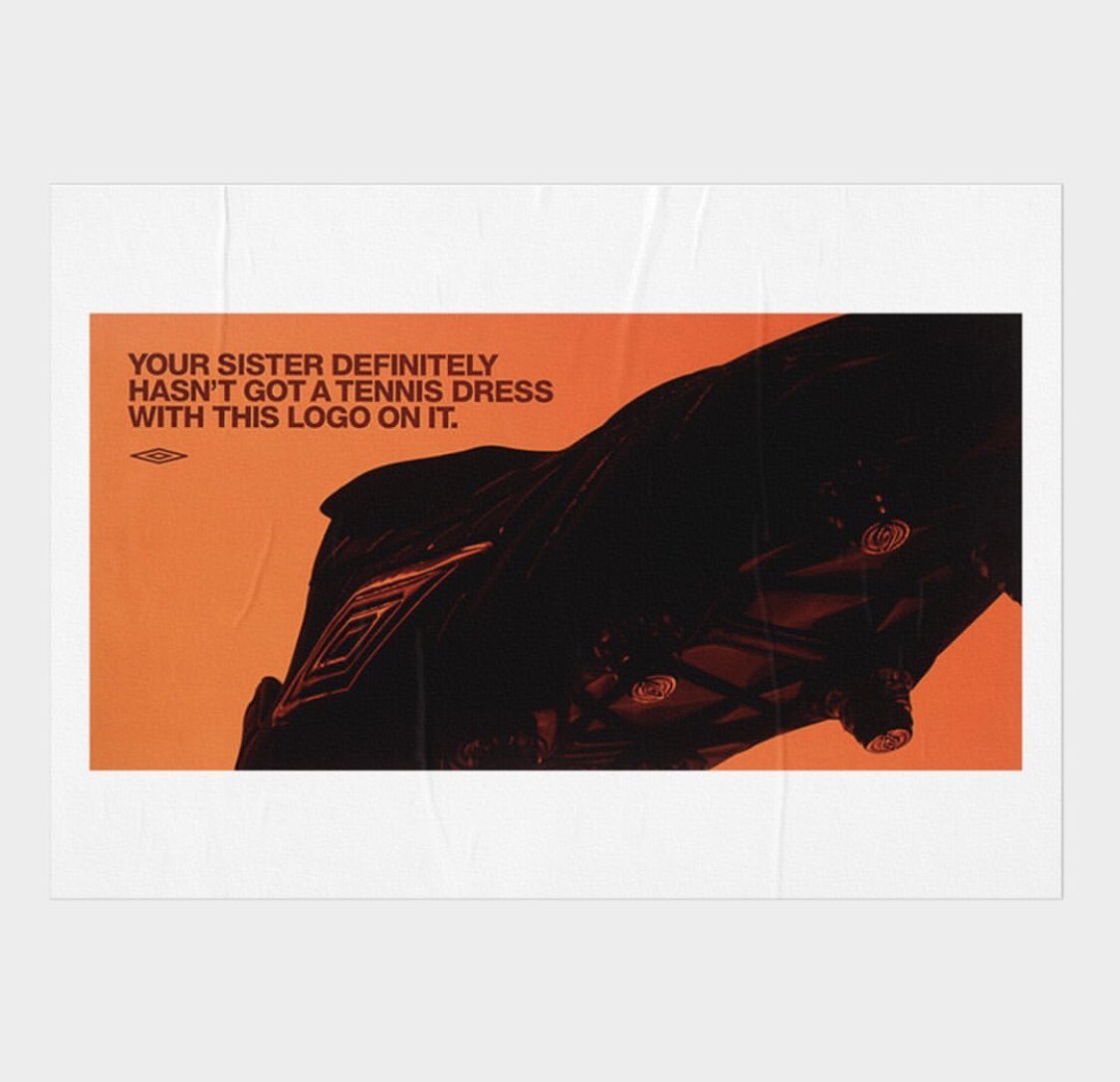 GrtBritDesign's tweet photo. 075 - Love these @UmbroUK ads by @fallonlondon https://t.co/oaCt2jhM80