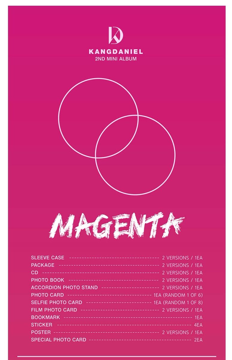 ongnielcross's tweet photo. [HELP RT][SG NON PROFIT PO] KANG DANIEL 2nd Mini Album MAGENTA
🍑 Order Form: https://t.co/NU868269SB
🍑 Closing date: 2 August 9pm SGT

Let's support Daniel comeback together! So many gifts for his album, EXCITED!! 😍

#ongxnielGO #KangDaniel #강다니엘 #magenta https://t.co/xaTSsw763z