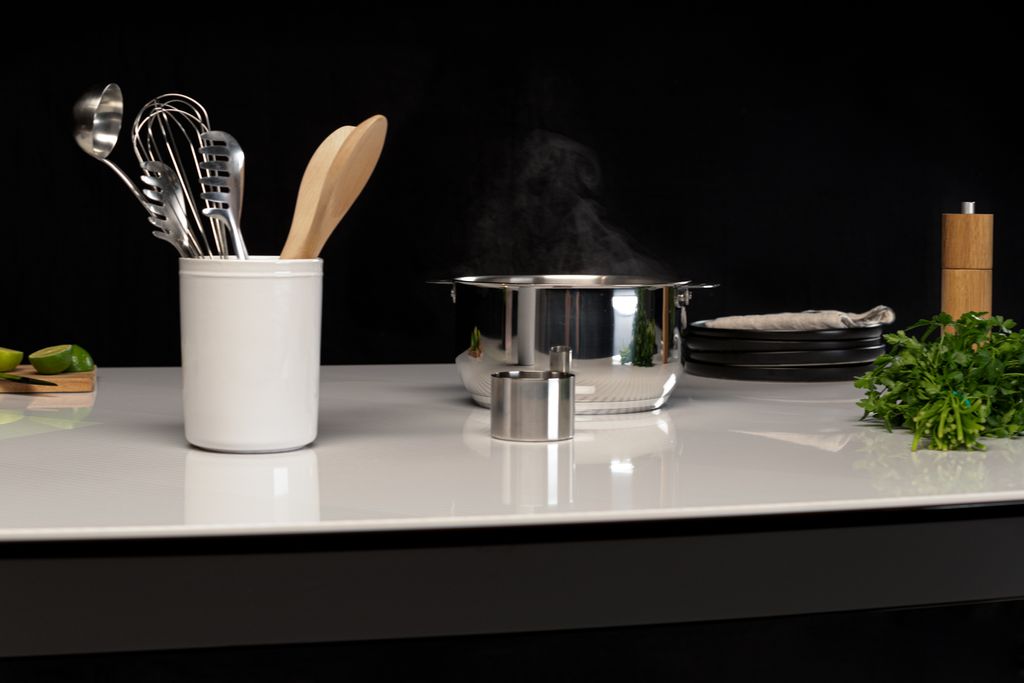 StudioJMGady's tweet photo. Cook, eat, work, share, discover and enjoy unlimited functionalities of a countertop and the refinement and conviviality of a dining table! Photos @marionleflour
#versatis @eurokera #glassceramicproducts #productdesign #frenchknowhow #furnituredesign #cookingsurfaces #innovation https://t.co/cgbOp2r0NO