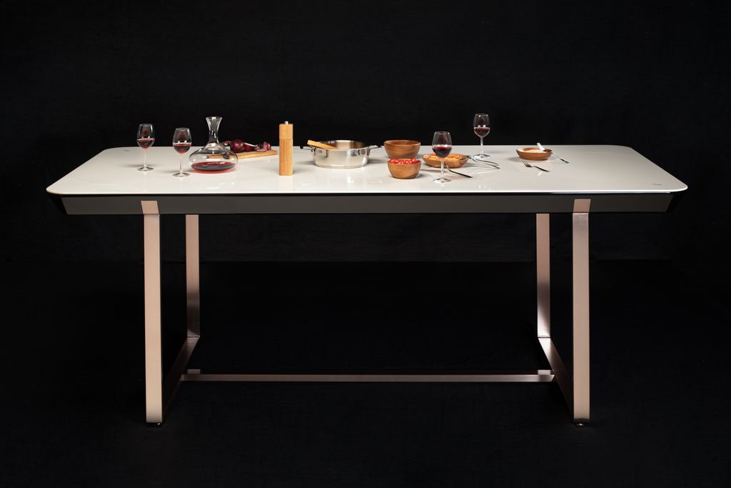 StudioJMGady's tweet photo. Cook, eat, work, share, discover and enjoy unlimited functionalities of a countertop and the refinement and conviviality of a dining table! Photos @marionleflour
#versatis @eurokera #glassceramicproducts #productdesign #frenchknowhow #furnituredesign #cookingsurfaces #innovation https://t.co/cgbOp2r0NO