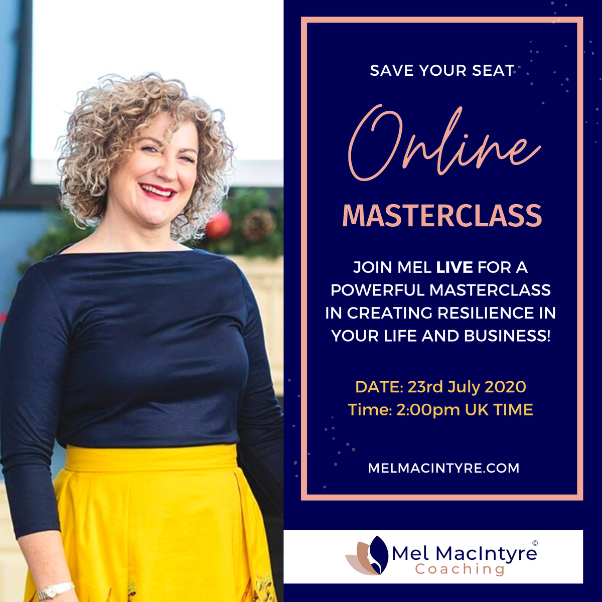 MelFindYourFlow's tweet photo. ⁣⁣What if Resilience was your superpower?⠀⠀⠀

Join me live at the following location options:

Facebook Group https://t.co/VveCXjCGx0

and 

Zoom Webinar
https://t.co/7CYl8VMz3q

#strategytrack #soultrack #businessowner #solopreneurs https://t.co/LhIht8b7eS