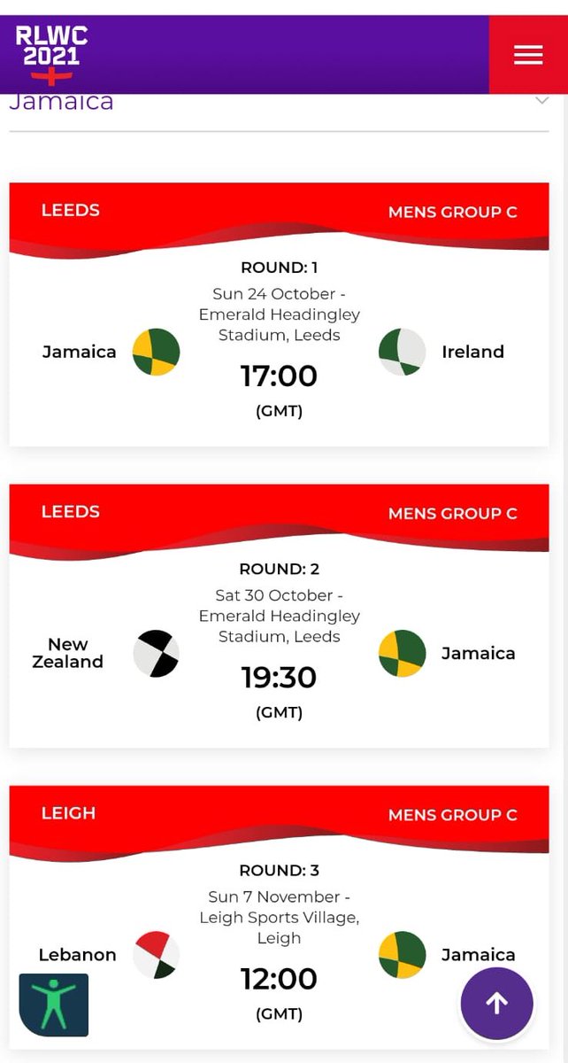 Our @RLWC2021 schedule is announced with <a href="/Irelandrl/">Rugby League Ireland</a> up first then we take on @NZRL_Kiwis both <a href="/leedsrhinos/">Leeds Rhinos</a> home Emerald Headingley stadium before playing <a href="/LebanonRL/">Lebanon Rugby League</a> the home of @LeighCenturions 👊🏾 please RT #JamaicaRLWorldCup2021