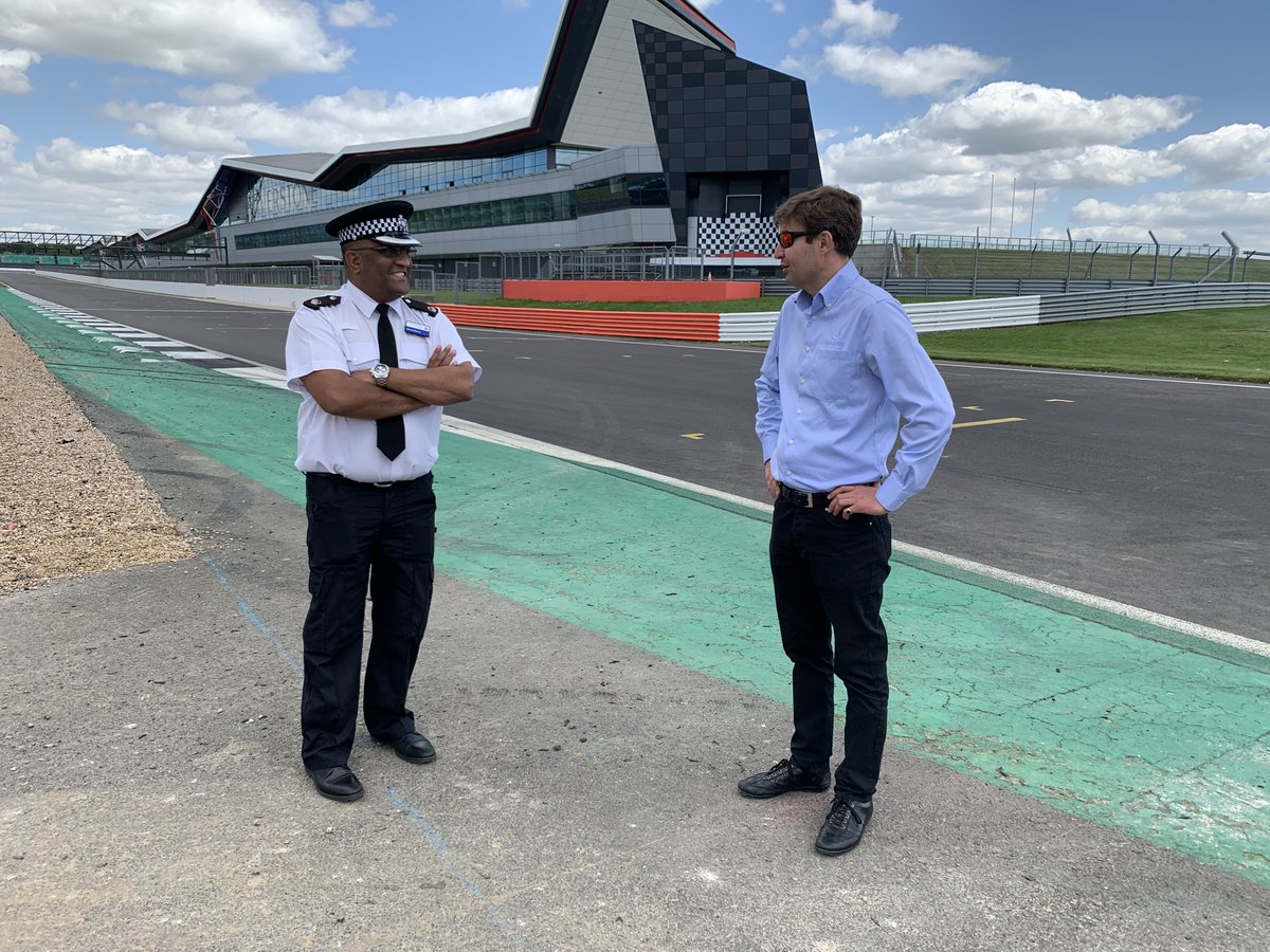 TVP_ACC's tweet photo. @SilverstoneUK site visit with #stuartpringle
Please RT-This years event is not open to spectators so do not attend.Measures in place make vieweing impossible. My team will be supporting @SilverstoneUK to managed anyone turning up to view the race @NorthantsPolice @ChronandEcho https://t.co/tS3yFkYdjf